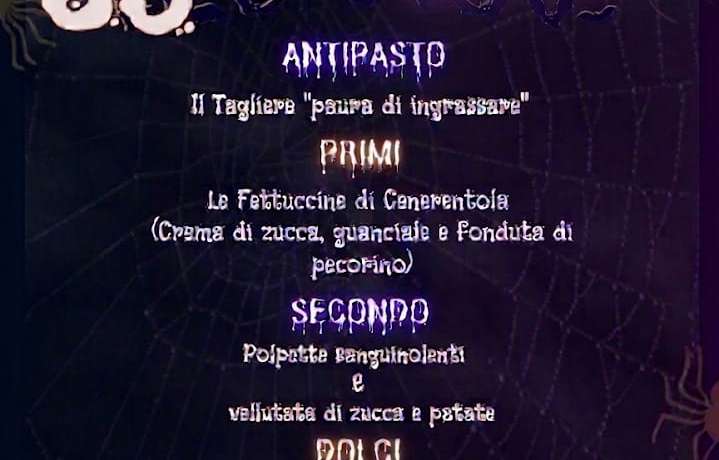 October 31, Halloween 2026 - Osteria Romana Papà Non Vuole - Rome, Tuscolano; dinner: 35 €